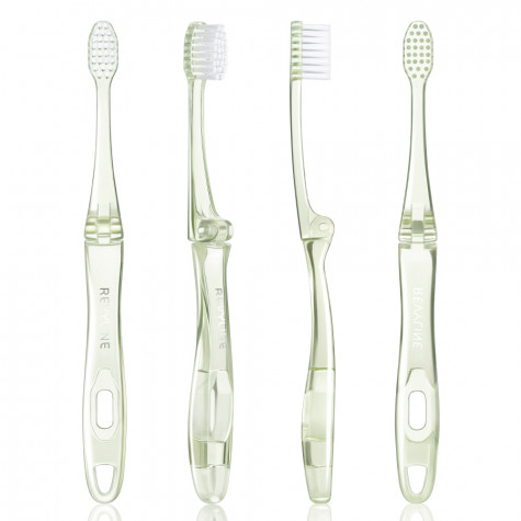 Зубная щетка Revyline S4000 Travel Glass, желтая